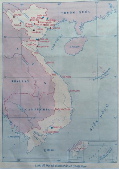 Tập bản đồ Lịch sử lớp 6 bài 8