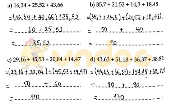 Cùng em học Toán lớp 5 Tuần 10 - Đề 1