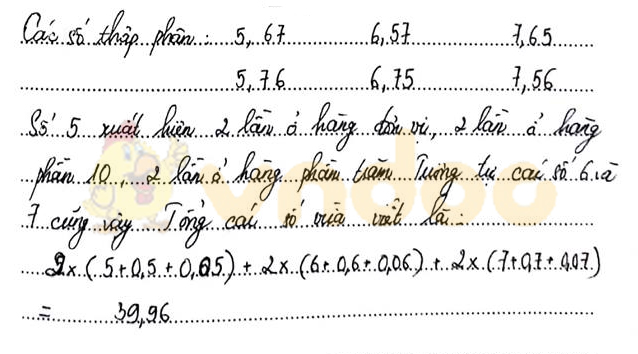 Cùng em học Toán lớp 5 Tuần 10 