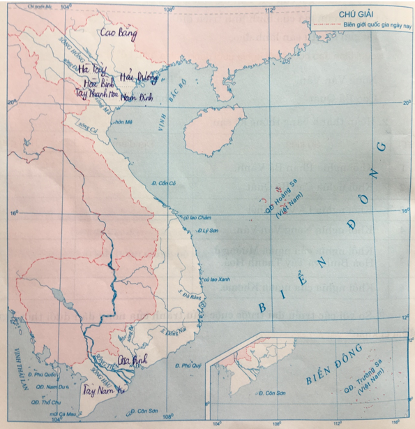 Giải Tập bản đồ Lịch Sử 10 bài 26