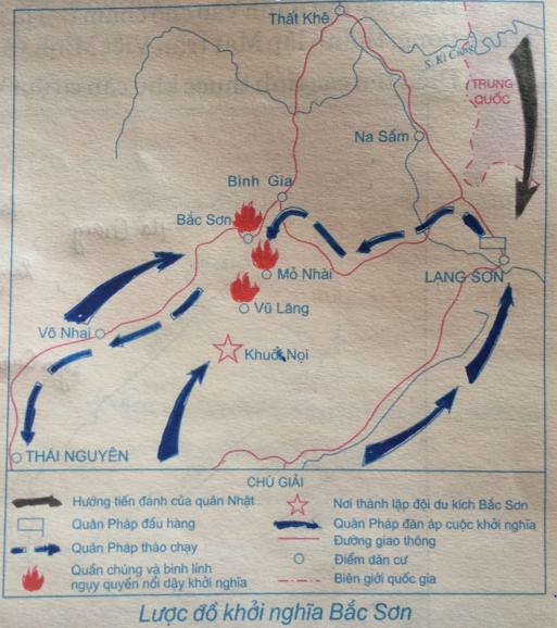 Giải Tập bản đồ Lịch Sử 9 bài 21: Việt Nam trong những năm 1939 - 1945