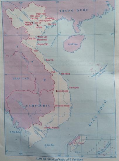 Tập bản đồ Lịch sử lớp 6 bài 10