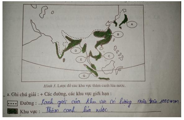Giải vở bài tập Địa Lý 7 bài 8: Các hình thức canh tác trong nông nghiệp ở đới nóng