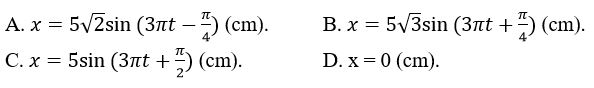 Trắc nghiệm Vật lí 12
