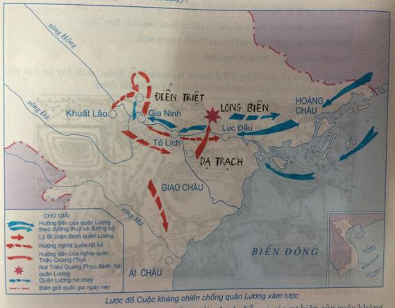 Tập bản đồ Lịch sử lớp 6 bài 22