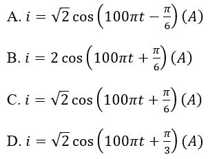 Trắc nghiệm Vật lí 12
