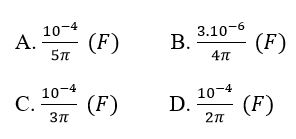 Trắc nghiệm Vật lí 12