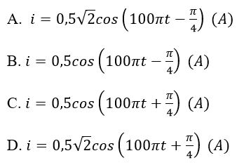 Trắc nghiệm Vật lí 12