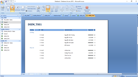 Giải bài tập SGK Tin học 12: Bài tập và thực hành 10