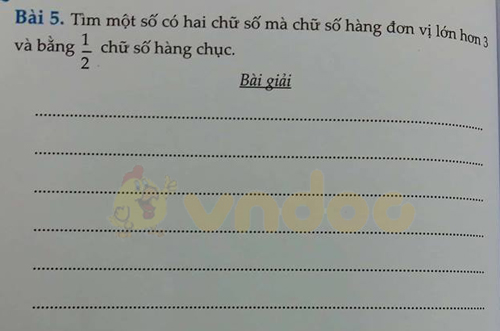 Đề bài Cùng em học Toán lớp 3 Tuần 16 - Đề 2: