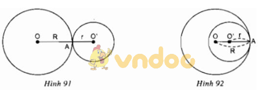 Giải bài tập SGK Toán lớp 9 bài 8: Vị trí tương đối của hai đường tròn (tiếp theo)