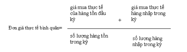 cách tính giá vốn hàng bán