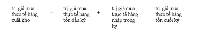 cách tính giá vốn theo phương pháp cân đối