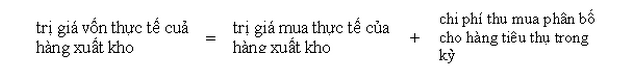 tính giá vốn hàng bán