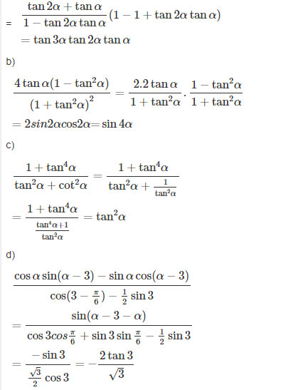 Giải bài tập Toán 10 SBT ôn tập chương 6