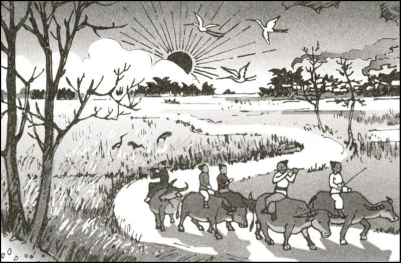 Buồi chiều đứng ở phủ thiên trường