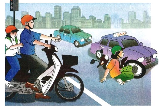 Giáo án văn hóa giao thông lớp 1: Bài 8