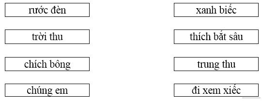 Bộ đề thi học kì 1 môn Tiếng Việt lớp 1 - Số 3