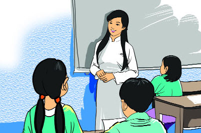 Tả cô giáo lớp em