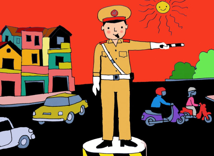 Dàn ý tả chú công an 