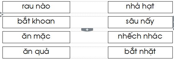 Câu 4 môn Tiếng Việt 1