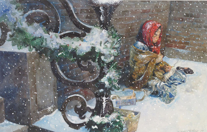 Vào vai cô bé bán diêm