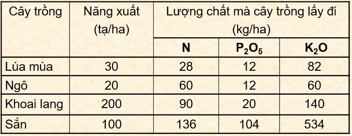 Lý thuyết Hóa học lớp 9 bài 11: Phân bón hóa học
