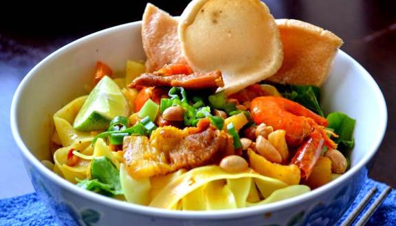 Thuyết minh món mỳ quảng