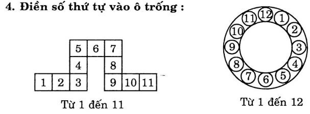 Giải vở bài tập Toán 1 bài 70: Mười một, mười hai