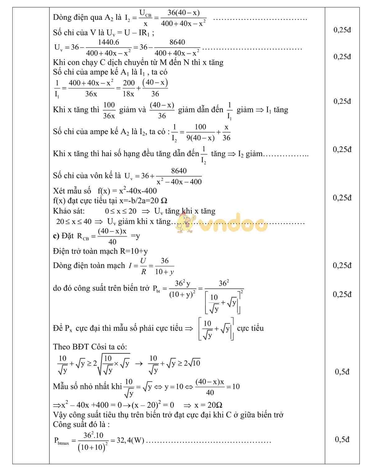 Đề thi chọn học sinh giỏi lớp 9 môn Vật lý năm học 2018 - 2019
