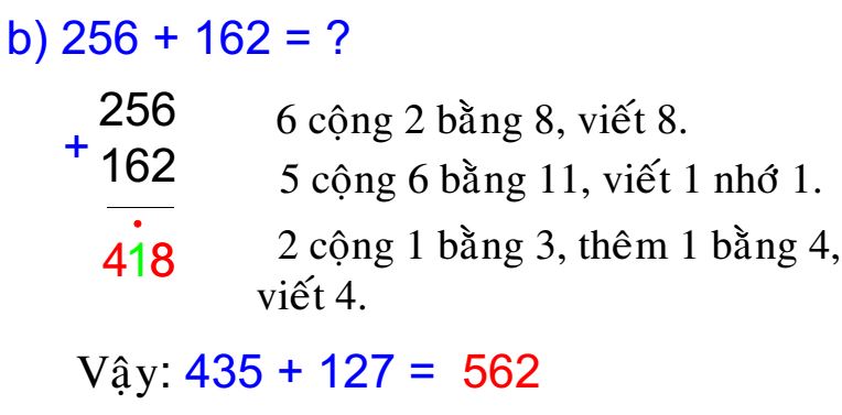 Bài giảng môn Toán lớp 3