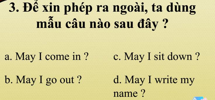 Bài giảng môn tiếng anh lớp 3