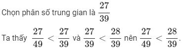 So sánh hai phân số (nâng cao)