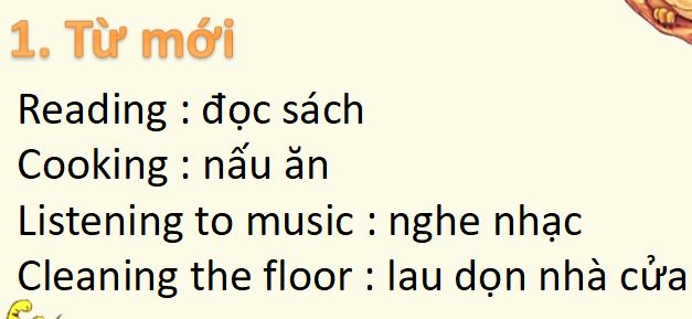 Bài giảng tiếng anh lớp 3