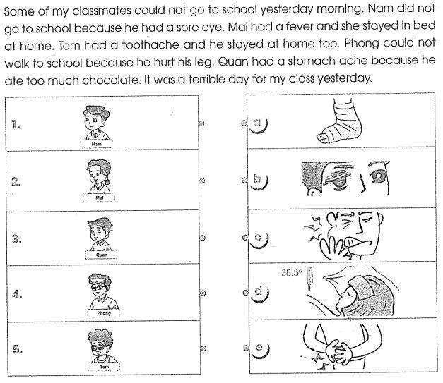 Bài tập cuối tuần môn Tiếng Anh lớp 5 - Tuần 19