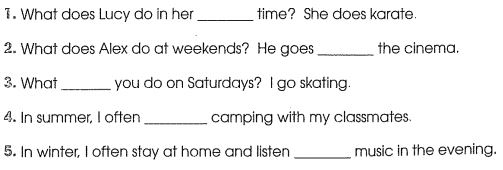 Bài tập cuối tuần môn Tiếng Anh lớp 5 - Tuần 22