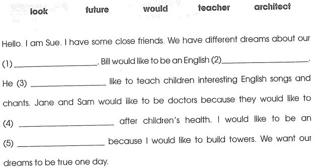 Đề luyện tập cuối tuần môn Tiếng Anh lớp 5 Unit 15