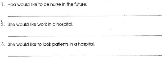 Đề luyện tập cuối tuần môn Tiếng Anh lớp 5 Unit 15, Review 3