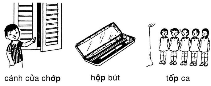 Giải vở bài tập Tiếng Việt 1 bài 86: Ôp ơp