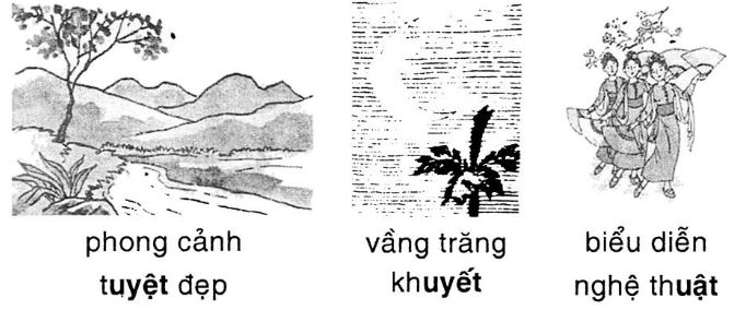 Giải vở bài tập Tiếng Việt 1 bài 101: uât uyêt