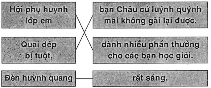 Giải vở bài tập Tiếng Việt 1 bài 102: uynh uych