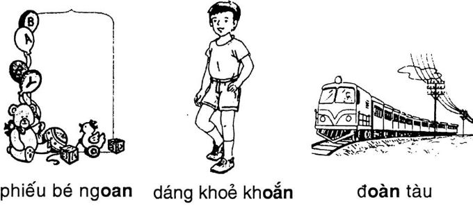 Giải vở bài tập Tiếng Việt 1 bài 93: oan oăn