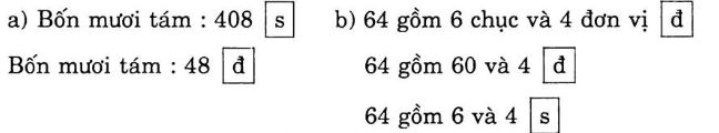 Giải Vở Bài Tập Toán 1 bài 98: Các số có hai chữ số (tiếp theo)