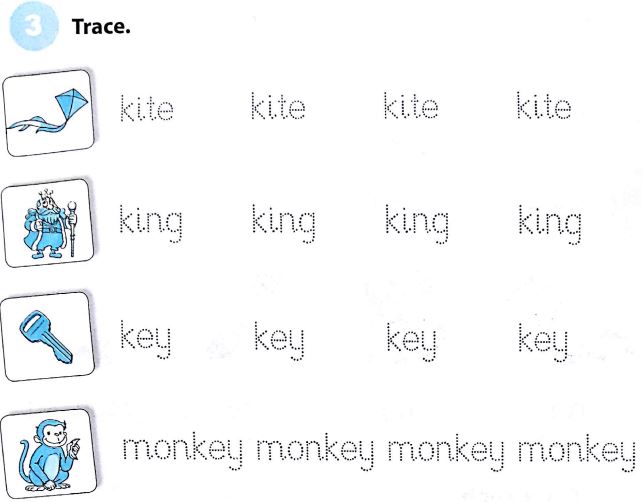 Phiếu bài tập cuối tuần môn Tiếng Anh lớp 1 - Tuần 26