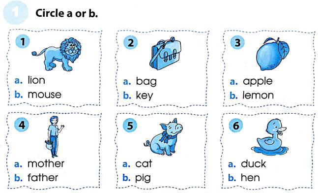 Phiếu bài tập cuối tuần môn Tiếng Anh lớp 1 - Tuần 35 (Đề 2)