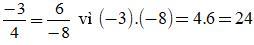 Lý thuyết Toán lớp 6: Phân số bằng nhau