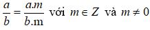 Tính chất cơ bản của phân số