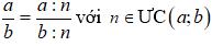 Tính chất cơ bản của phân số