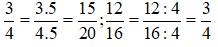 Tính chất cơ bản của phân số
