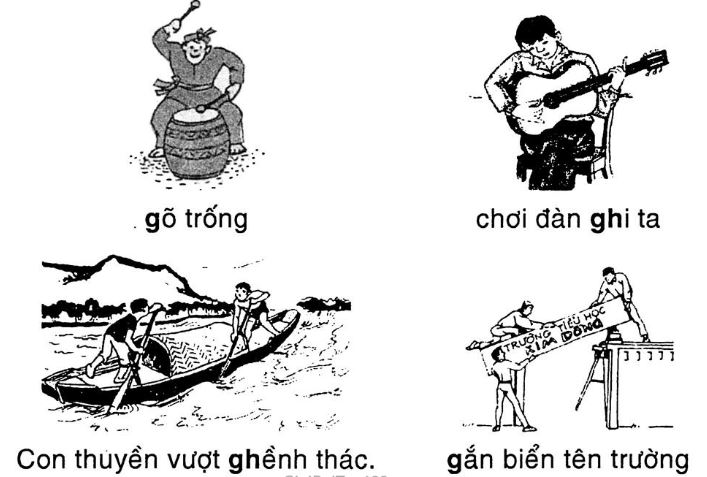 Giải vở bài tập Tiếng Việt 1 tập 2: Chính tả: Cây bàng